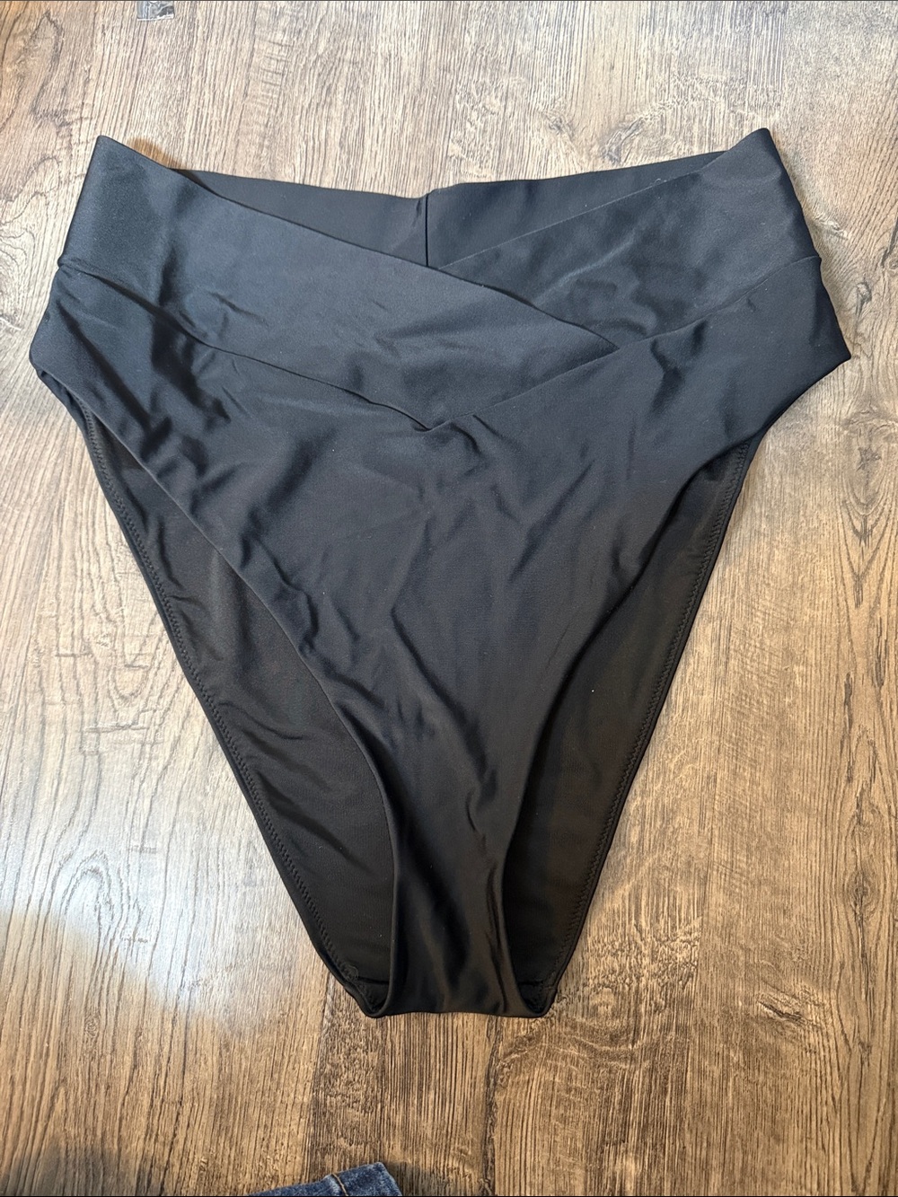 aerie Black High-Waist Bikini Bottom